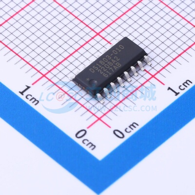 数字电位器 DS1803Z-010+T&R SOIC-16 MAXIM(美信) 电子元件配单