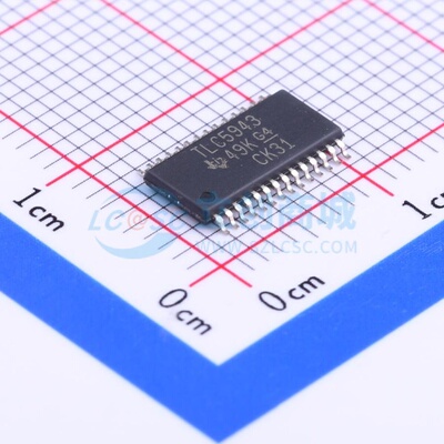 LED驱动 TLC5943PWP HTSSOP-28 TI/德州 电子元器件配单原装正品