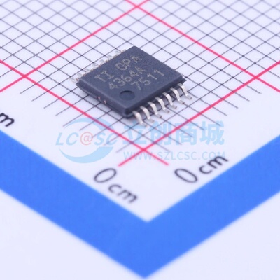 运算放大器 OPA4364AIPWT TSSOP-14 TI/德州 电子元器件原装正品