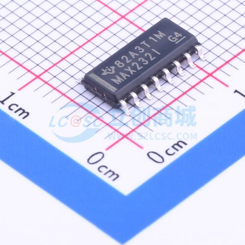 RS232芯片 MAX232IDR SOIC-16 TI/德州 电子元器件配单原装正品