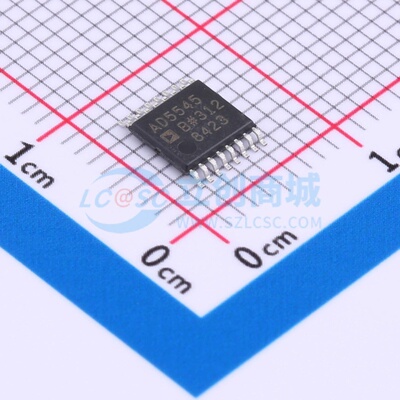 数模转换芯片DAC AD5545BRUZ-REEL7 TSSOP-16 ADI(亚德诺) 元器件