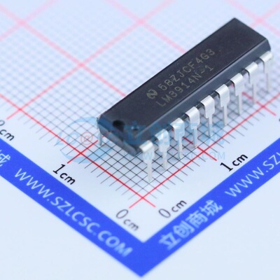 数码管驱动 LM3914N-1/NOPB DIP-18 TI/德州 电子元器件原装正品
