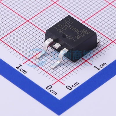 超势垒整流器(SBR) SBR30A100CTB-13-G TO-263AB DIODES(美台)