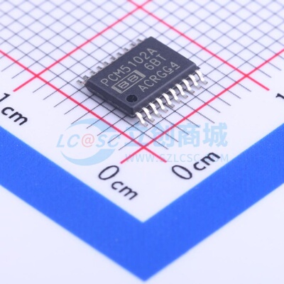 ADC/DAC芯片 PCM5102APWR TSSOP-20 TI/德州 电子元器件原装正品