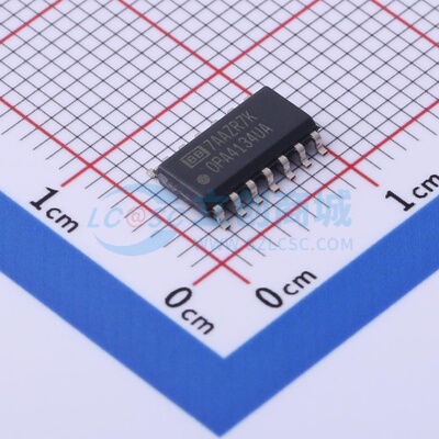 音频功率放大器 OPA4134UA SOIC-14 TI/德州 电子元器件原装正品