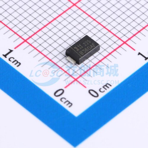 肖特基二极管 B360AF-13 DO-214AD DIODES(美台) 电子元器件配单