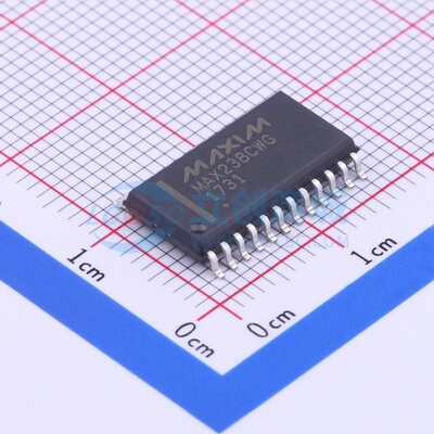 RS232芯片 MAX238CWG+T SOIC-24 MAXIM(美信) 电子元器件原装正品