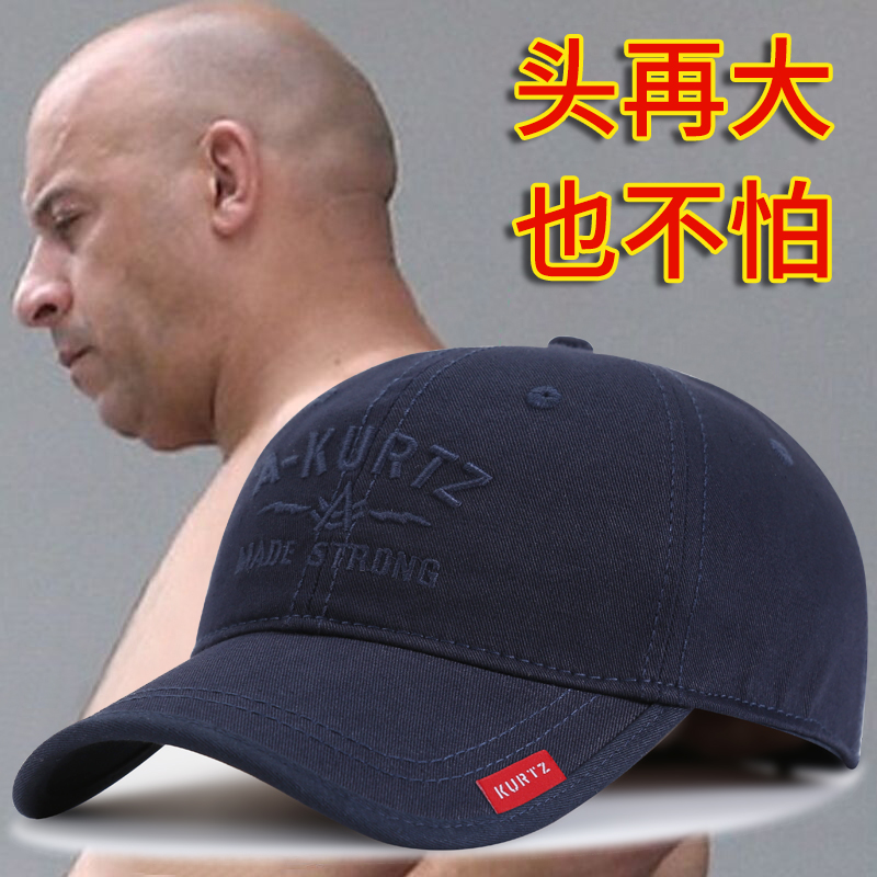 夏季圆脸适合棒球帽大头围