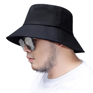 渔夫帽大头围秋天光板大码大号加大帽子男大脸头大63cm秋季遮阳帽