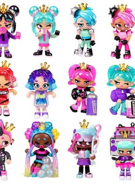 XOX KWEENIE新款女王娃娃无畏系列全套手办盲盒人偶摆件女孩玩具