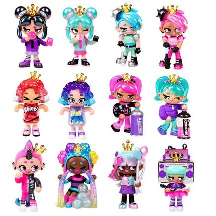 XOX KWEENIE新款女王娃娃无畏系列全套手办盲盒人偶摆件女孩玩具