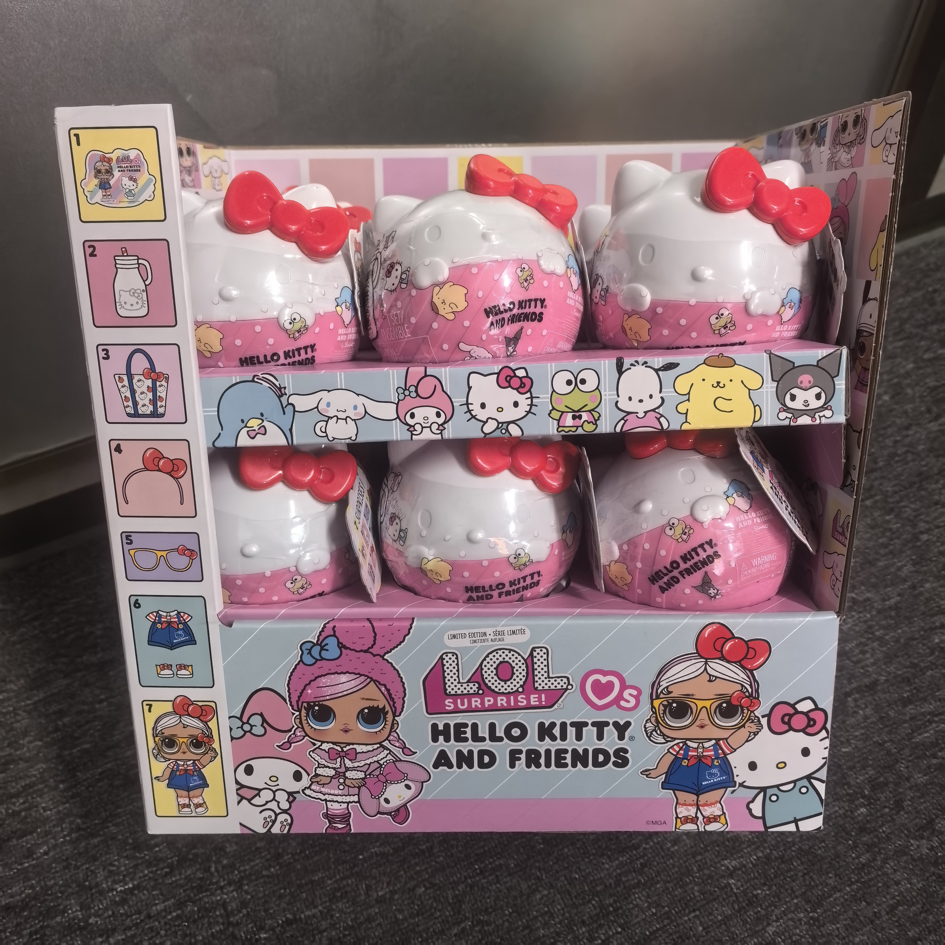 正品LOL惊喜拆拆球Hello Kitty盲盒娃娃女孩玩具礼物玩偶摆件现货