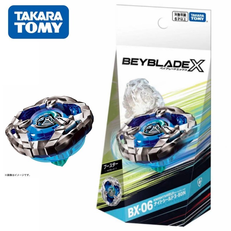 Tomy多美卡 Takara 爆旋陀螺 X BX06 Knight Shield 3-80N 防御型