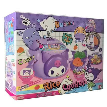 HelloKitty凯蒂猫正版库洛米迷你电饭煲套装会喷雾的仿真厨房玩具