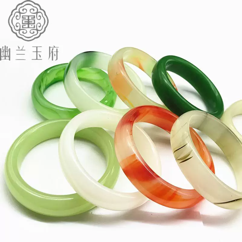 Bracelet white jade, Birthday gift