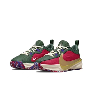 正品 耐克Nike Freak 5 GS字母哥5大童缓震透气儿童篮球鞋 DZ4486