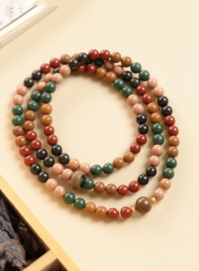 五行合香珠手串天然中药手工制作古法药香珠多圈手链饰品