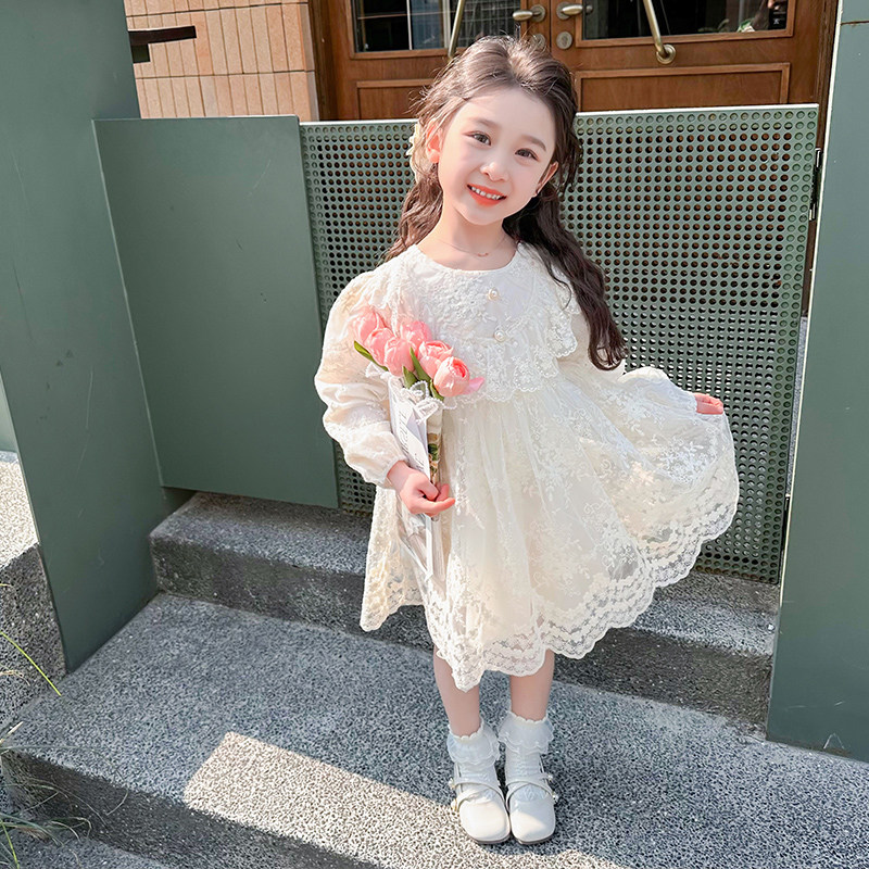 女童连衣裙春季2024新款小女连衣裙