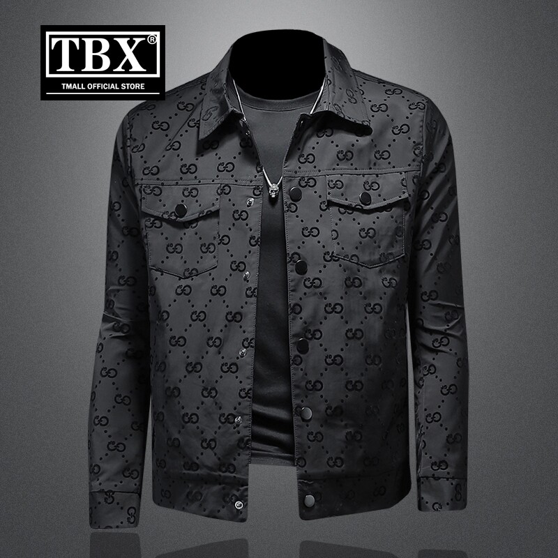 高端欧货夹克外套男士春秋冬季2025新款高级感痞帅黑色上衣男款潮