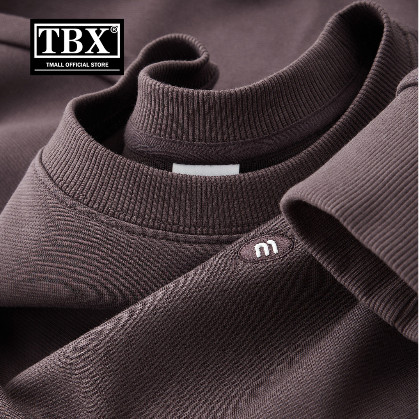 高端欧货卫衣男士长袖T恤2025新款冬装刺绣圆领打底衫男款春秋季