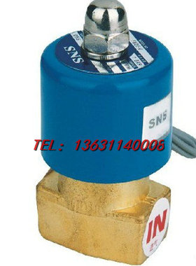 SNS神驰气动二口二位电磁阀FB2E-V接口螺纹RC1/4浅灰色桔色
