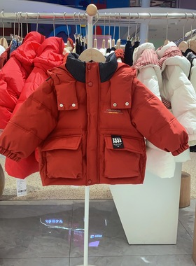 2025冬季imau奕玛男小童装儿童外套加厚卡通休闲羽绒服54SF102090