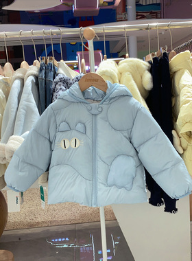 2025冬季imau奕玛男小童装儿童外套加厚连帽休闲羽绒服54SF103012