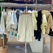 2025冬季 58SF354269 休闲裤 imau奕玛童装 女小童直筒加绒加厚长裤