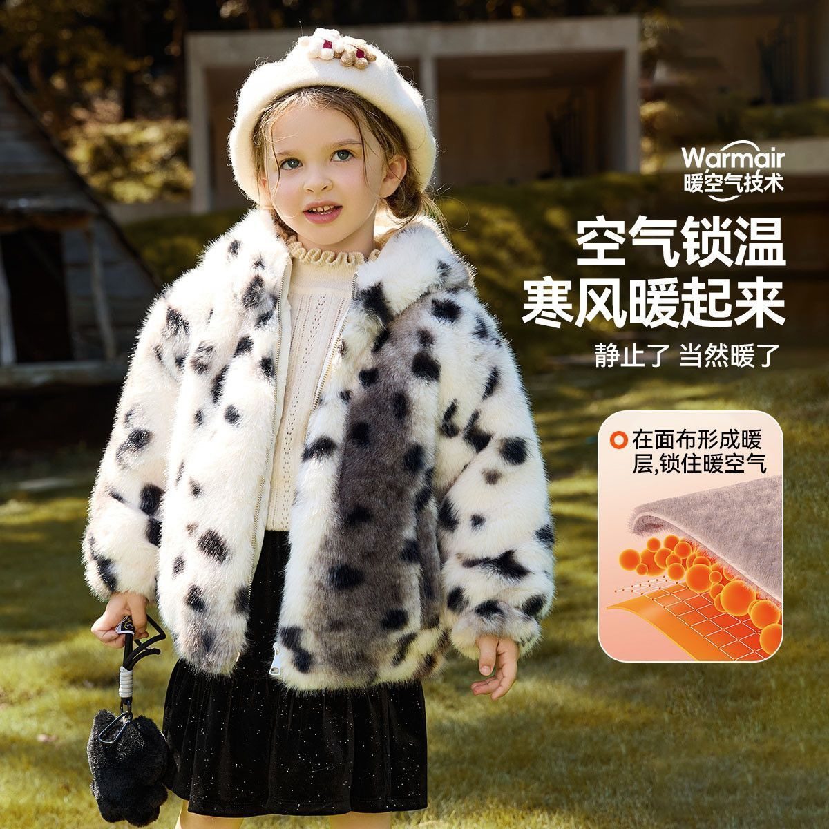 品牌折扣ASK女童冬款棉服小女孩洋气豹纹棉袄女宝宝时髦加厚外套1,童装/婴儿装/亲子装,棉袄/棉服,淘宝优惠券,粉丝福利购,淘宝优惠卷