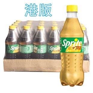 香港进口 雪碧柠檬茶汽水500mlX24瓶支装整箱碳酸饮料 港版