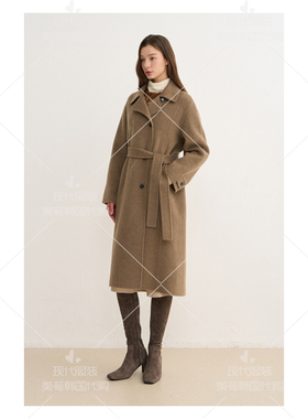 S不退换美荀家韩国百货 SJSJ 25年冬毛呢大衣 SJ2FB-RCT972W 1106