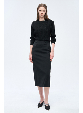 不退换 美荀家 韩国代购 OBZEE 26年春半身裙女 OB2G1WSC407W 106