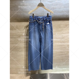 不退换 美荀家 韩国代购 TIME 26年春牛仔裤女 TM2G0-NPC204W 103