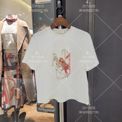 不退换 美荀家 韩国百货 MICHAA 26年春T恤女 MIQ1-WTS-610 104