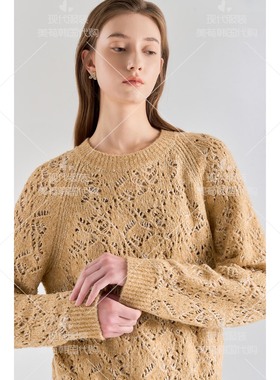 不退换 美荀家 韩国百货 LANVIN 26年春针织衫 LC2G0-KTO116W 129