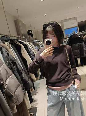 【可儿自留DB色】美荀家  SYSTEM 25年秋针织衫女 SY2F9-KTOQ73W