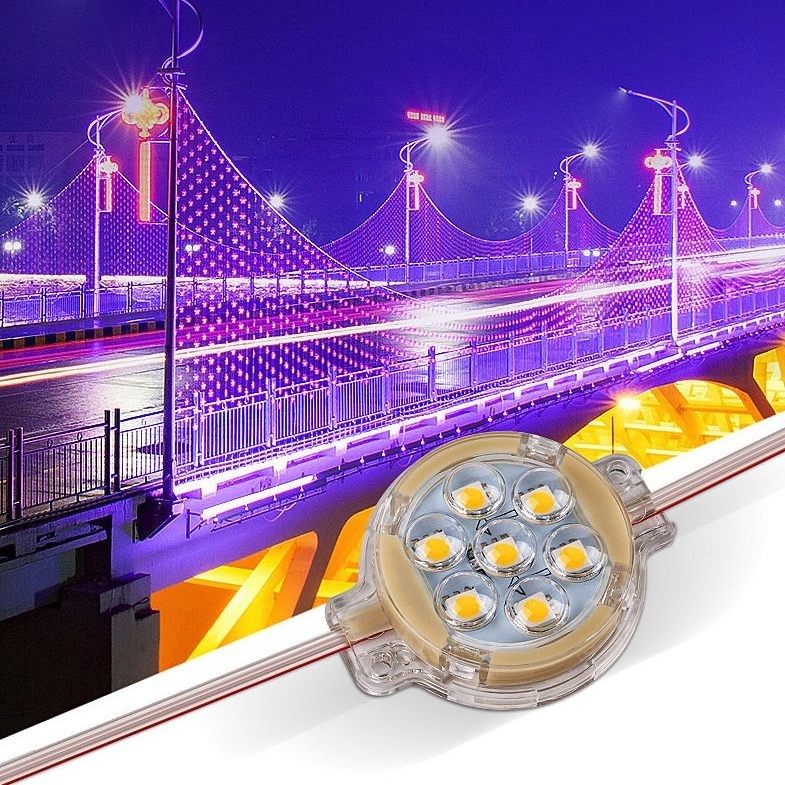 跑马灯全彩点光源LED门头变色招牌灯户外防水照明灯广告牌匾灯,家装灯饰光源,LED球泡灯,淘宝优惠券,粉丝福利购,淘宝优惠卷