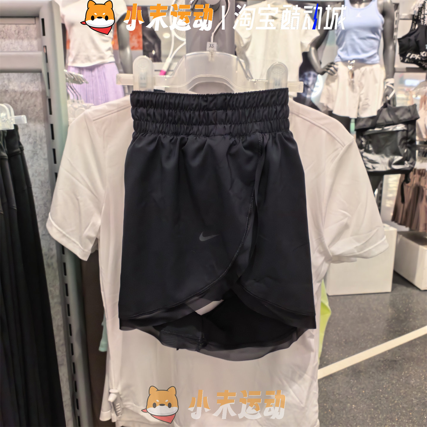 Nike/耐克 正品女子速干宽松含衬裤跑步夏季梭织运动短裤HV3504