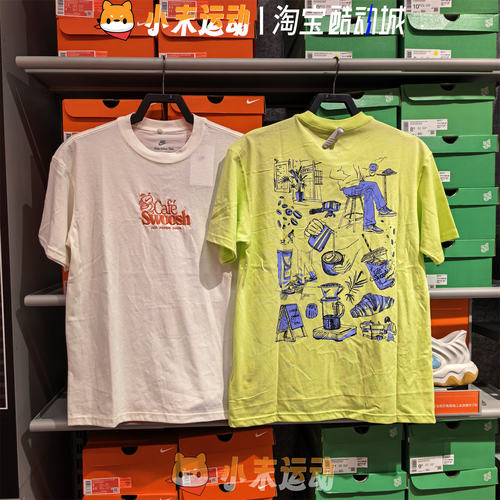 Nike/耐克 正品正品男子短袖图案印花运动休闲圆领T恤 II3692