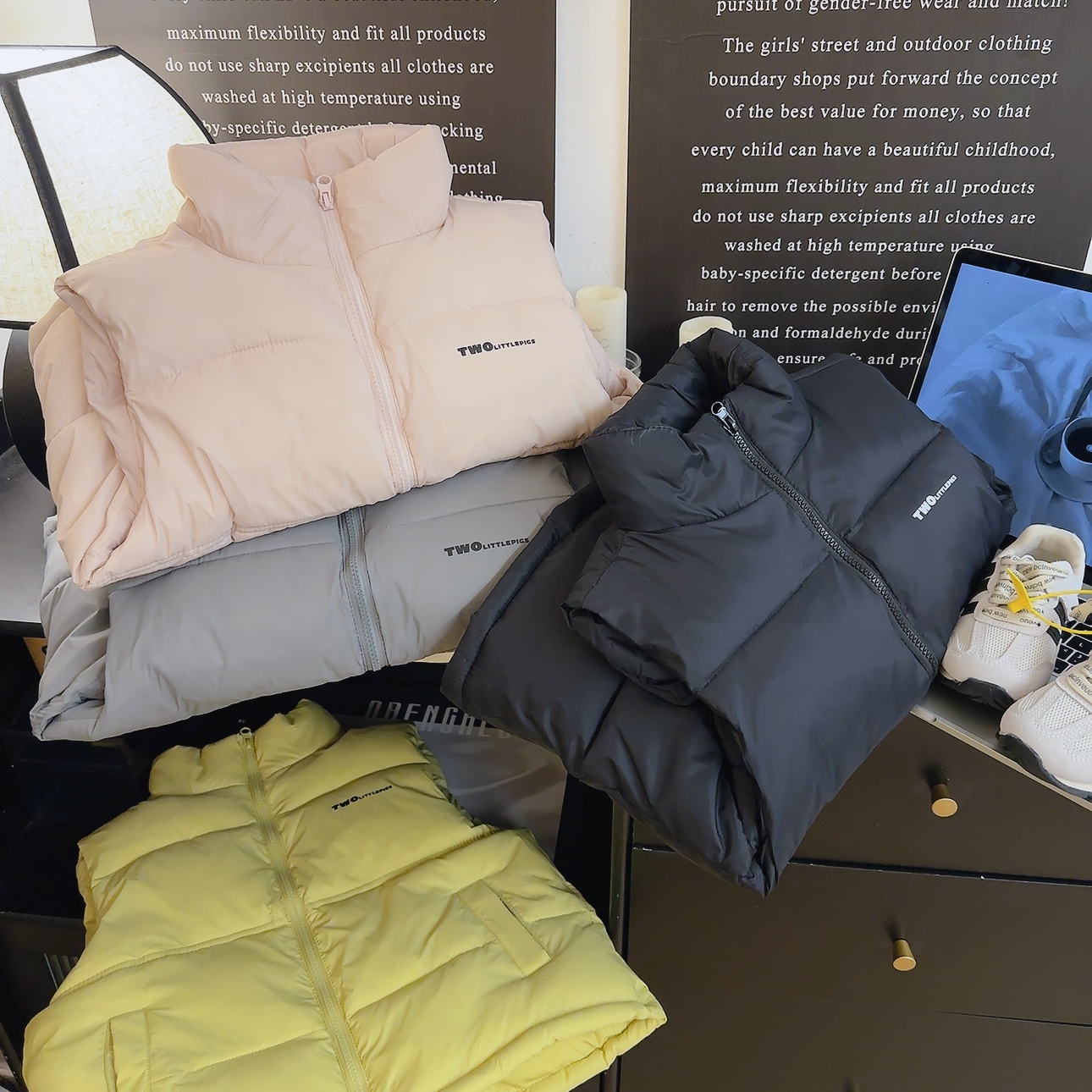 【Demi专享】【顾奈】1837韩版儿童秋冬坎肩加厚背心立领