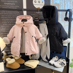 【小榴莲专属】【顾奈】1835儿童加厚款短款韩版洋气百搭外套