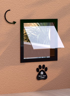 宠物活动门宠物门洞门框出入门定制门叶180°进出自由单向双向