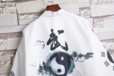 2025夏季新款风白龙武道汉服开衫披风男DSA008-1K56P40，男装民族服装，电商A008-1