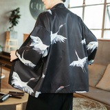 2025夏季新款风仙鹤柳楊汉服服开衫披风男DSA008-1K07p40，男装民族服装，电商A008-1