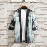 2025夏季新款风乘风和服开衫披风男A008-1K033p40，男装卫衣，电商A008-1