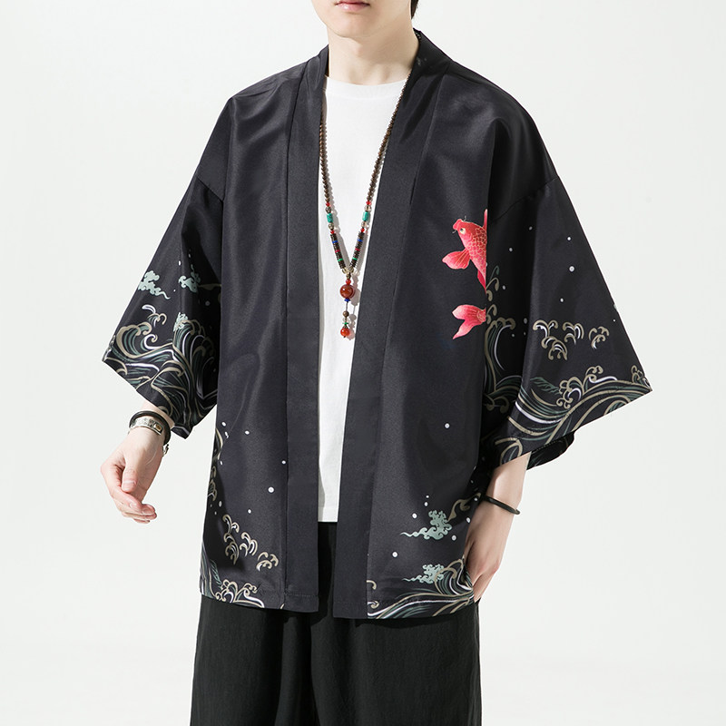 2025夏季新款风霞光圣者汉服开衫披风男DSA008-1K036p40,男装民族服装,电商A008-1