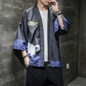 2025夏季新款风 白龙 武道 汉服开衫披风男A008-1K56 P40图片