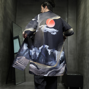 夏季新款风 汉服开衫披风男 DSA008-1-K302 p48图片
