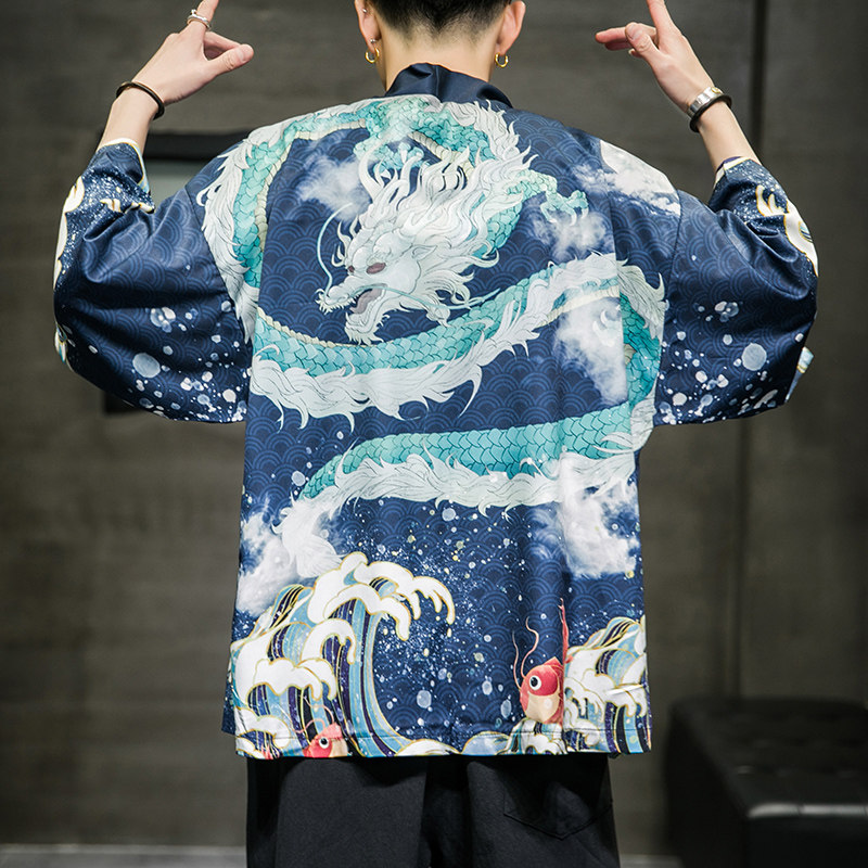 夏季新款风 汉服开衫披风男DS A008-1K033p40图片
