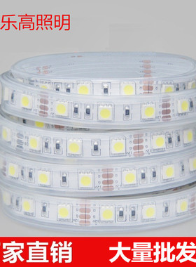 12V/24V LED5630/5050/3528RGB灯带室外户外防雨防水鱼缸套管订做